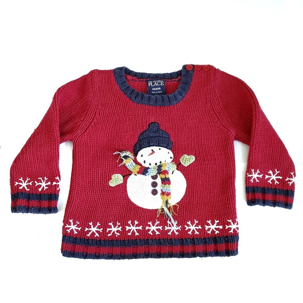 Children's Place | Snowman Knit Sweater